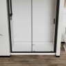 Душевая дверь Сити (City) VDS-5CT100CLB, 1000, черный матовый, стекло прозрачное