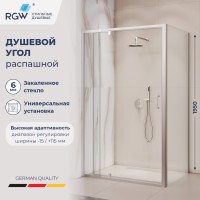 Душевой уголок RGW PA-078 (RGW PA-008 + Z-050-2) 800x1100