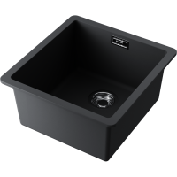 Кухонная мойка Omoikiri Kata 40-U-BL Artgranit/черный