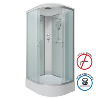 Душевая кабина Niagara Classic NG-33194-14L (110х90х215) средний поддон(26см),стекло матовое,4 места