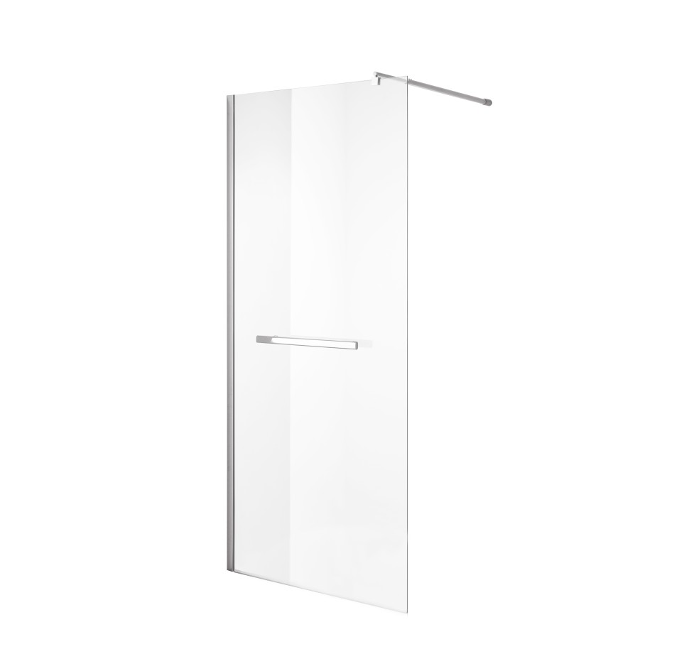 Душевая перегородка Niagara Nova NG-661-12 (120х195) хром,стекло прозрачное,1 место
