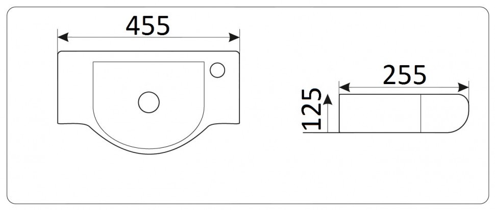 Умывальник CeramaLux 9306