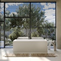 ΠΠ°Π½Π½Π° ΠΈΠ· ΠΈΡΠΊΡΡΡΡΠ²Π΅Π½Π½ΠΎΠ³ΠΎ ΠΊΠ°ΠΌΠ½Ρ ABBER Stein AS9602 Π±Π΅Π»Π°Ρ ΠΌΠ°ΡΠΎΠ²Π°Ρ