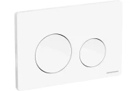 Кнопка смыва Balance, клавиши Circle, цвет белый глянцевый, арт. CN12-001W