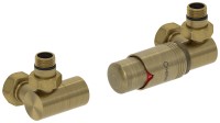 Автоматический терморегулятор 3D правый (G 1/2&quot; НР х G 3/4&quot; НГ)