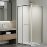 Душевой уголок Альфа (Alpha) VSRW-3AL9090CL, 900*900, хром, стекло прозрачное