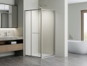 Душевой уголок Альфа (Alpha) VSRW-3AL9090CL, 900*900, хром, стекло прозрачное