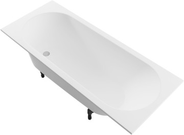 Ванна из искусственного камня Uperwood Lotus 170x70 см, белая