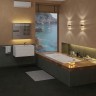 Ванна из искусственного камня Uperwood Lotus 170x70 см, белая