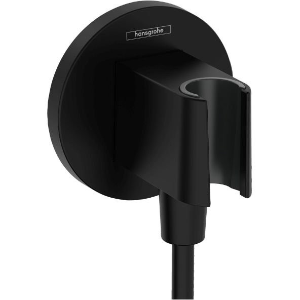 Шланговое подсоединение Hansgrohe FixFit, 1/2, цвет: черный матовый 26888670