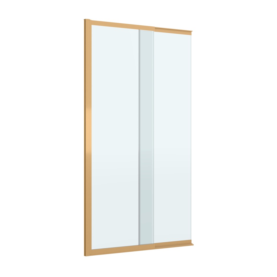 Душевая шторка на ванну с фиксированным креплением одной створки CEZARES SLIDER-FIX-VF-11-90/150-C-BORO