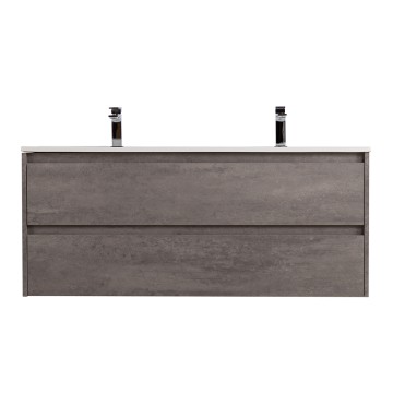База под раковину подвесная BelBagno KRAFT-1200-2C-SO-2-CG Cemento Grigio