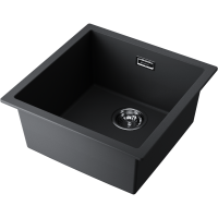 Кухонная мойка Omoikiri Yamakawa 45T-U/I-BL Tetogranit/черный