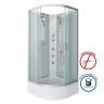 Душевая кабина Niagara Classic NG-3301-14BKG (90х90х200) средний поддон(26см),стекло матовое,4 места