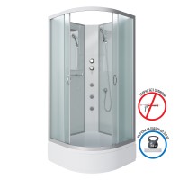 Душевая кабина Niagara Classic NG-3301-14BKG (90х90х200) средний поддон(26см),стекло матовое,4 места