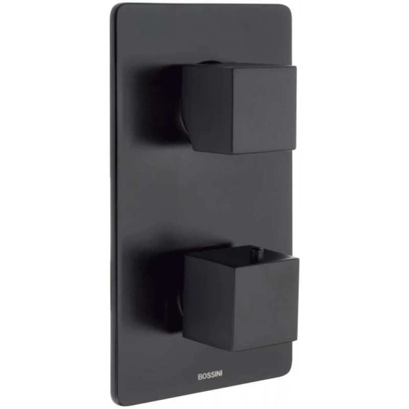 Наружная часть смесителя для ванны BOSSINI CUBE NEW Z00062.073 Чёрный матовый