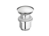 Донный клапан с открытым сливом GSI SPARES PILLV для раковин без перелива, цвет Хром