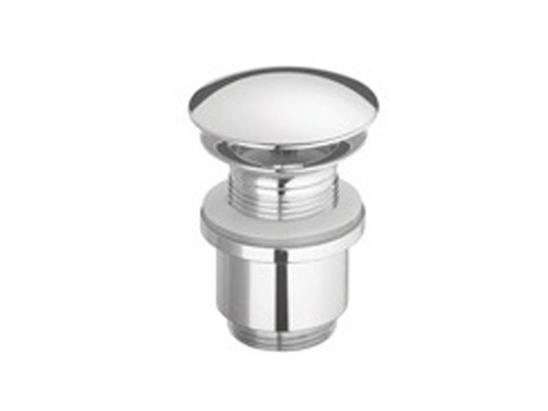 Донный клапан с открытым сливом GSI SPARES PILLV для раковин без перелива, цвет Хром