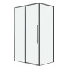 Душевое ограждение Grossman Galaxy 100.K33.01.100.42.00-200.K33.01.80.42.00 (100х80х195) раздвижная,графит сатин,стекло прозрачное,2 места