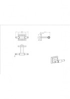 Крючок хром Ceramalux 12301А
