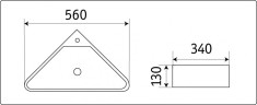 Умывальник CeramaLux 78377