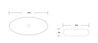 Раковина накладная MILLEAU Boutique MU8005-EGBG (черный глянец с золотом)