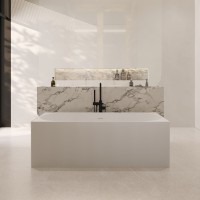 ΠΠ°Π½Π½Π° ΠΈΠ· ΠΈΡΠΊΡΡΡΡΠ²Π΅Π½Π½ΠΎΠ³ΠΎ ΠΊΠ°ΠΌΠ½Ρ ABBER Stein AS9603 Π±Π΅Π»Π°Ρ ΠΌΠ°ΡΠΎΠ²Π°Ρ