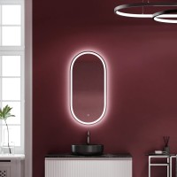 Зеркало для ванной комнаты SANCOS Oval, фронтальная подсветка 550х1050 с сенсорным управлением на прикосновение, арт. OV55F