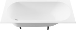Ванна из искусственного камня Uperwood Lotus 170x75 см, белая
