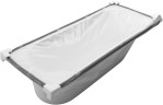 Ванна из искусственного камня Uperwood Lotus 170x75 см, белая