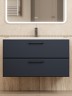 Тумба под раковину для ванной Uperwood Foster New 90 см, подвесная, черная