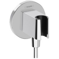 Шланговое подсоединение Hansgrohe FixFit с держателем ручного душа, цвет: хром 26888000