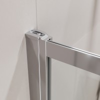 Душевая шторка на ванну с фиксированным креплением одной створки CEZARES SLIDER-FIX-VF-11-90/150-C-Cr