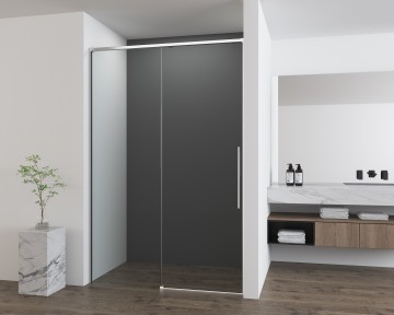 Душевая дверь Ультима (Ultima) VDS-7UL140CL, 1400, хром, стекло прозрачное