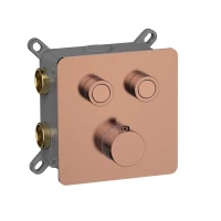 Смеситель с термостатом встраиваемый на 2 потребителя комплект с монтажной частью AQM8811BC