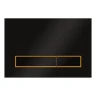 Кнопка смыва для унитаза Veconi  Square Design VFSD-BLG, 150х220х13