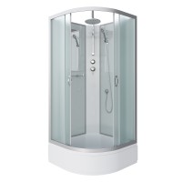 Душевая кабина Niagara Classic NG-3301-14BKT (90х90х210) средний поддон(26см),стекло матовое,4 места