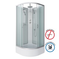 Душевая кабина Niagara Classic NG-3301-14BKT (90х90х210) средний поддон(26см),стекло матовое,4 места