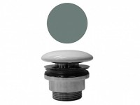 Донный клапан с открытым сливом GSI SPARES PVC04 для раковин без перелива, цвет Agave matte