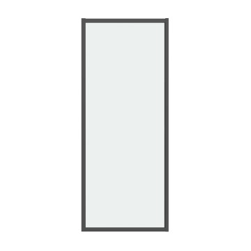Боковая стенка Grossman Style 200.K33.05.90.21.00 (90х195) черный матовый,стекло прозрачное, 1 место