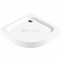 Акриловый душевой поддон, полукруглый, 90 см