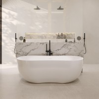 ΠΠ°Π½Π½Π° ΠΈΠ· ΠΈΡΠΊΡΡΡΡΠ²Π΅Π½Π½ΠΎΠ³ΠΎ ΠΊΠ°ΠΌΠ½Ρ ABBER Stein AS9604 Π±Π΅Π»Π°Ρ ΠΌΠ°ΡΠΎΠ²Π°Ρ