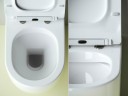 Напольный приставной унитаз Metropol Rimless CN4004