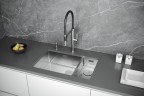 Дозатор для жидкого мыла KRAFT, D003-BS, брашированная сталь, Paulmark