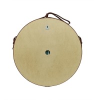 Зеркало для ванной с подсветкой Uperwood Round 80 см, круглое, сенсор/без рамы/на коричневом ремне