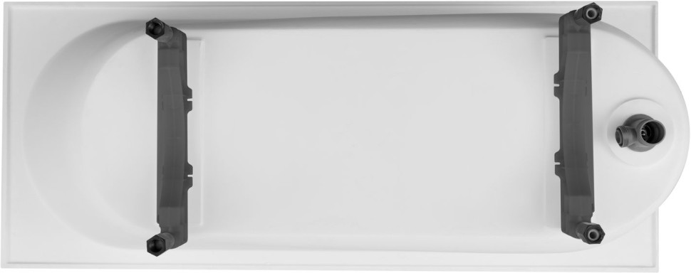 Ванна из искусственного камня Uperwood Lotus 180x80 см, белая