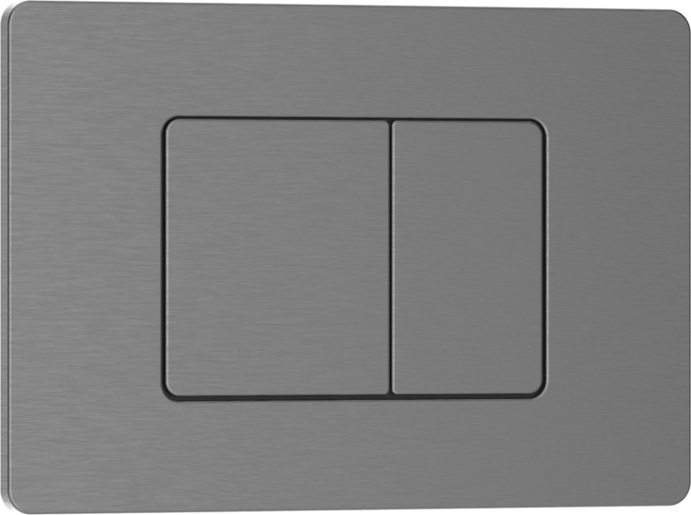 Комплект 2в1 IBERICA BLANCA инсталляция SILENCIO MINI, кнопка смыва INOX-C вороненая сталь (IB.001M.118)