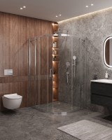 Душевой уголок CEZARES MOLVENO-RH-11-130/120-C-Cr-IV