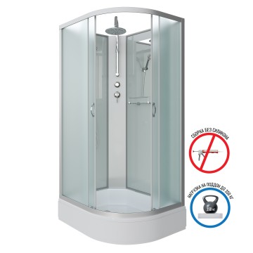 Душевая кабина Niagara Classic NG-33194-14LBKT (110х90х210) средний поддон(26см),стекло матовое,4 места