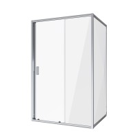 Душевое ограждение Niagara Nova NG-62-12A-A90 (120х90х195) прямоугольник,хром,двери раздвижные,стекло прозрачное,2 места